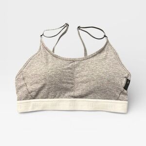 Nike Cotton Padded Bralette Gray Small